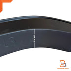 6 x Matte Black Fender Flares for Mitsubishi Triton Ute Double Cab (2015-2023)