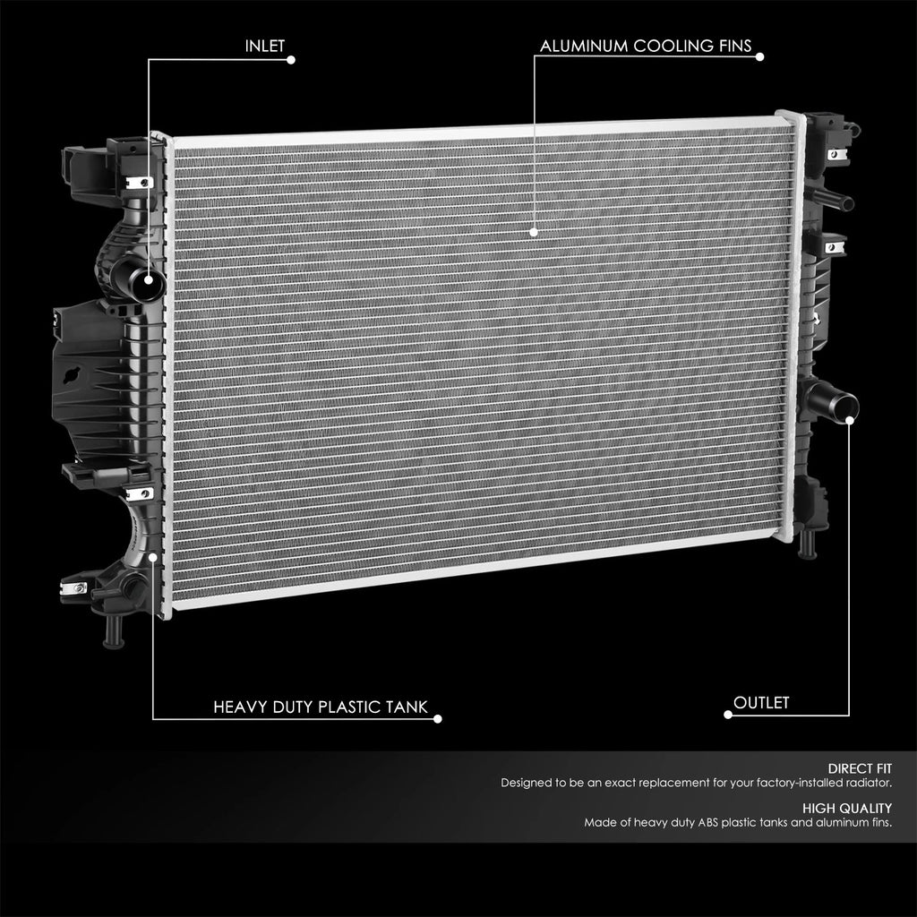 Aluminum Radiator Replacement for Lincoln MKZ (2013–2016) DPI13484