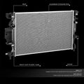 Aluminum Radiator Replacement for Lincoln MKZ (2013–2016) DPI13484