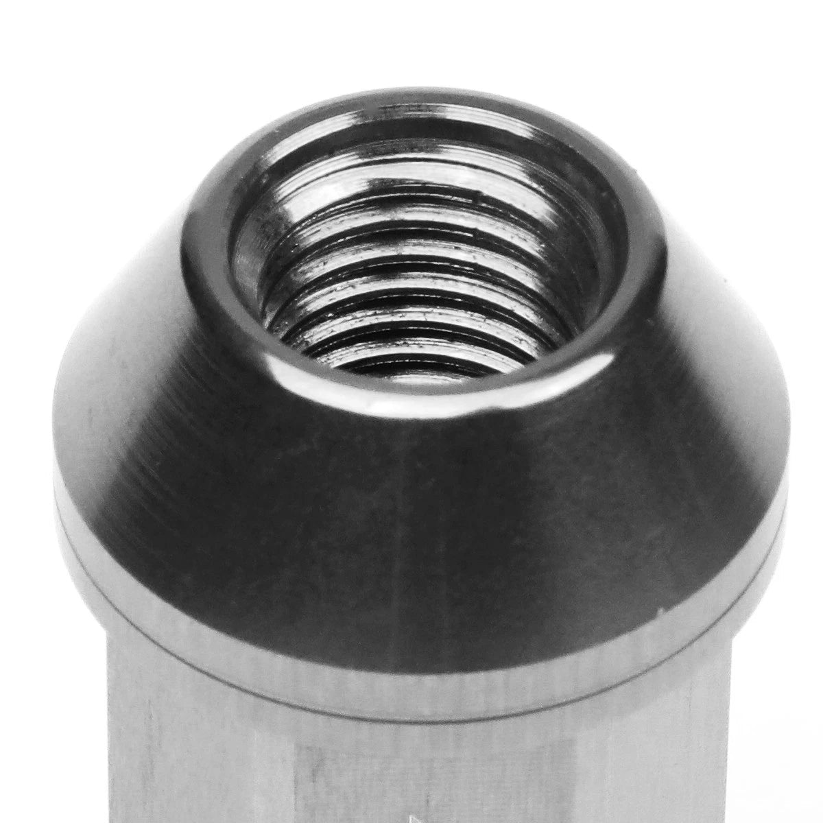 Set of 20 J2 7075 Forged Aluminum M12x1.5 Open-End Lug Nuts for Universal