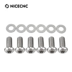 6x Torx Socket Button Head Screws for Harley Iron 1200 XL1200NS XL883N