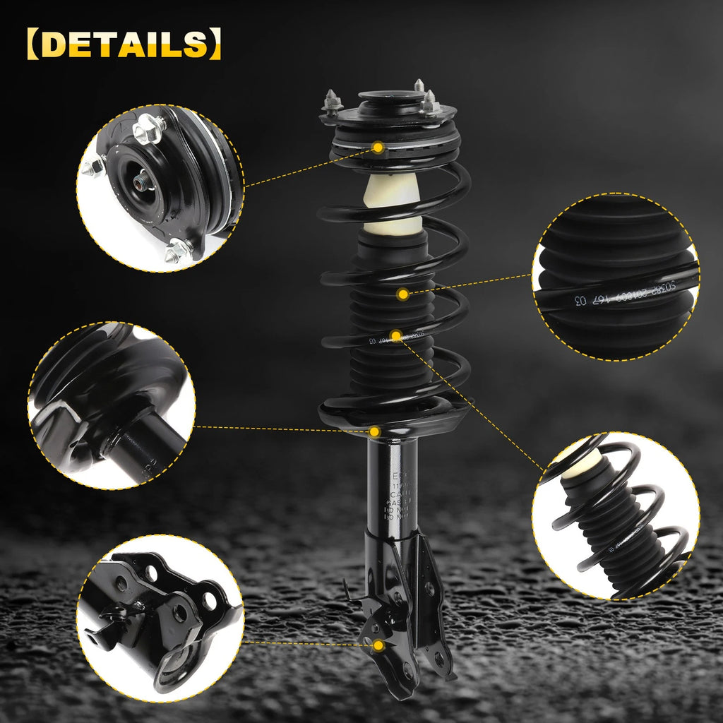 Set of 2 Front Complete Struts for Honda Civic (2006–2011)