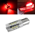 Red 80W Projector LED Tail Light Lens for 16-SMD 1157 2057 (2010–2020)