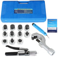 HVAC Hydraulic Swaging Tool Kit for Copper Tubing (3/8" to 1-5/8")