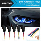 5X SPDT Automotive Relay 24V 40A 5 Pin for Car Yacht Caravan