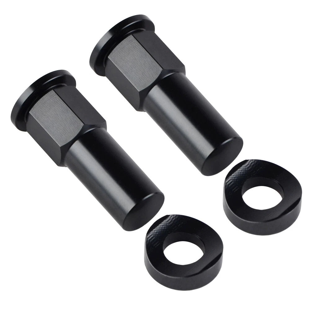 Rim Lock Nut Spacer Kit Black for CRF YZF KXF RMZ CR YZ KX RM (85–450)
