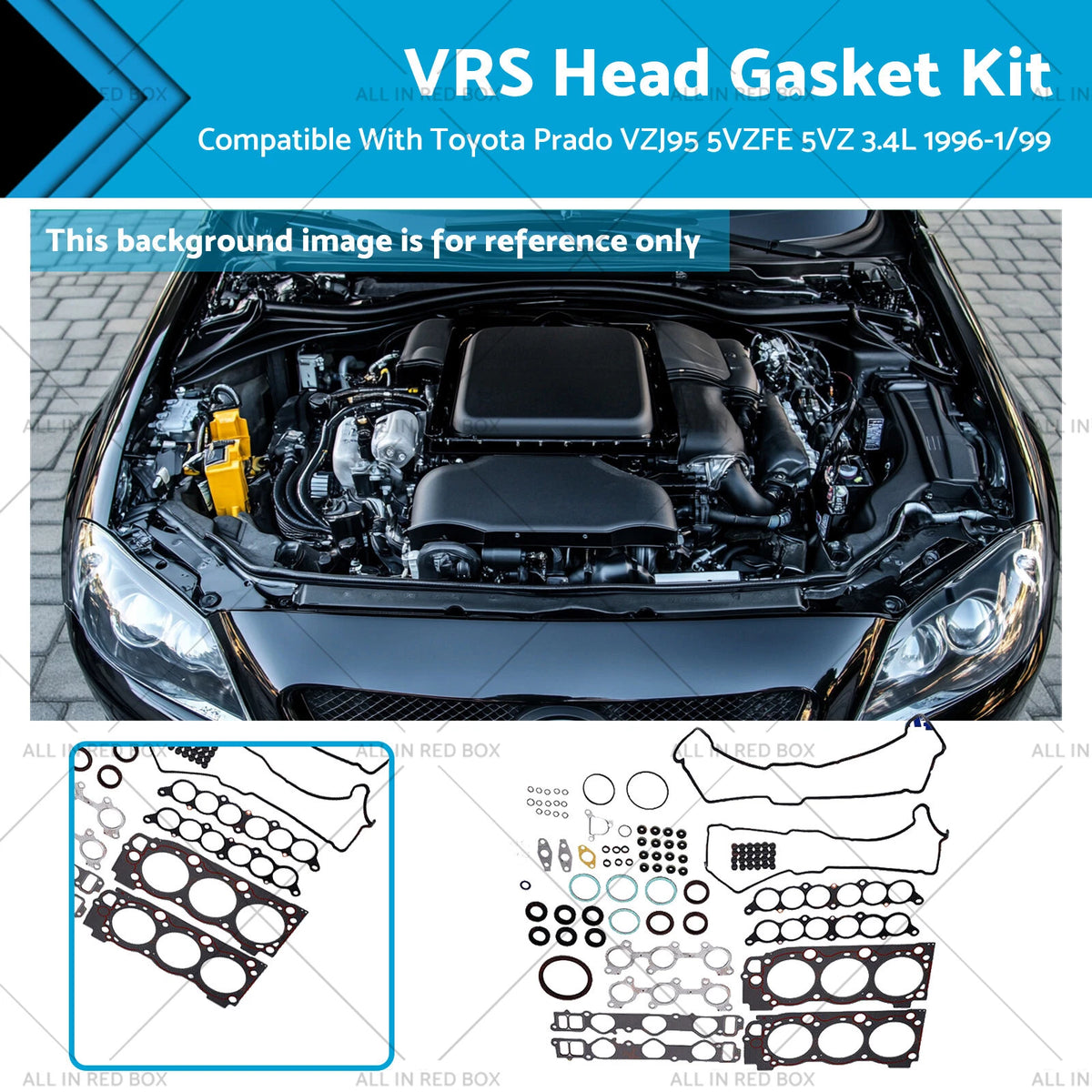 Cylinder Head Gasket Set for Toyota Prado VZJ95 (1996–1999)