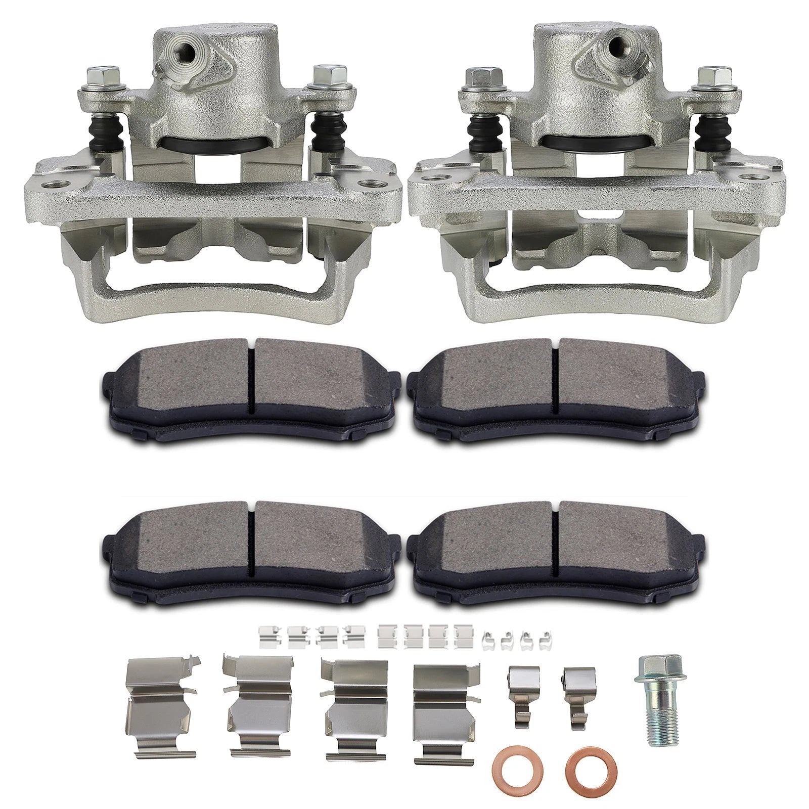 Rear Brake Calipers with Ceramic Pads for Toyota FJ Cruiser (2007–2014)