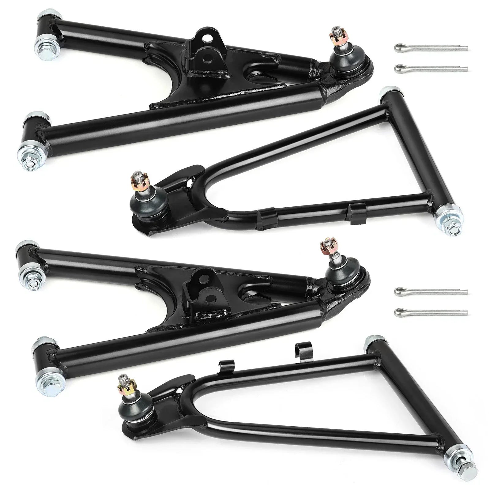 Front+Lower Control Arm Set + Bolts + Caps for Yamaha Banshee (1987–2006)