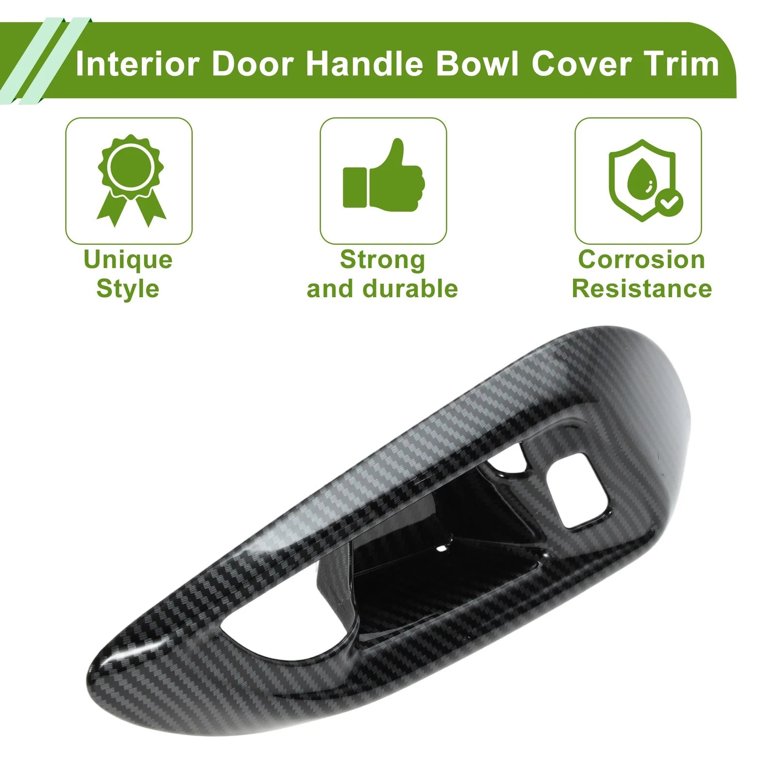 Set of 1 Interior Door Handle Bowl Cover Trim for Chevrolet Trax (2013–2020)