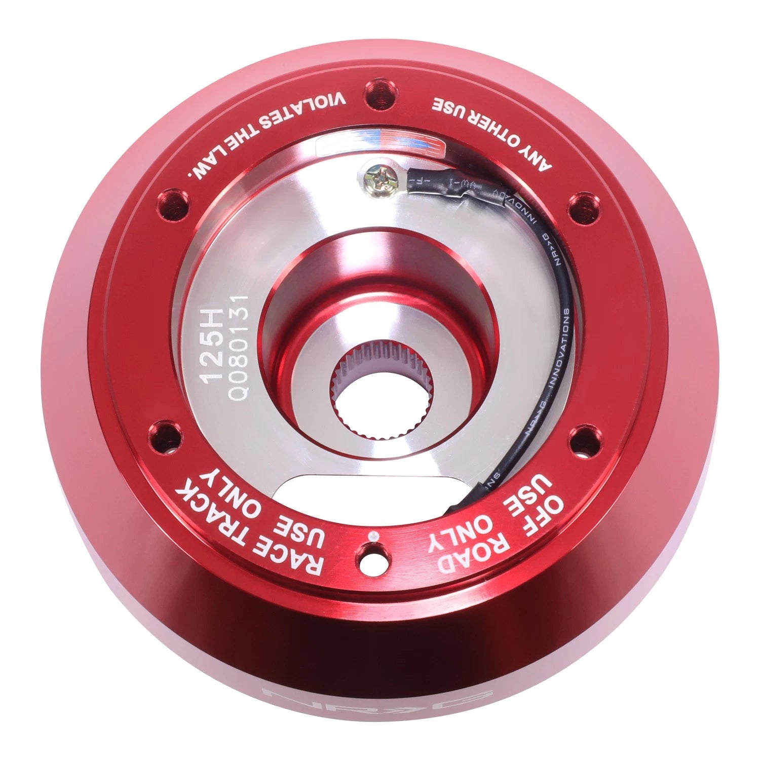 NRG Red Steering Wheel Hub Adapter for Scion BR-Z, Toyota Camry, Lexus (2013–2020)