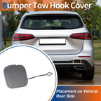 Rear Car Bumper Tow Hook Cover for Mercedes-Benz B-Class (2012–2019) No.A2468851022 Gray