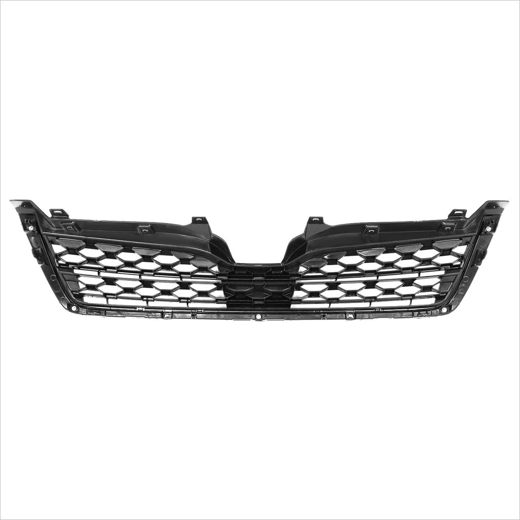 Matte Grey Mesh Lower Grille w/Badge Slot & Chrome Trim for Subaru Forester (2014–2016)