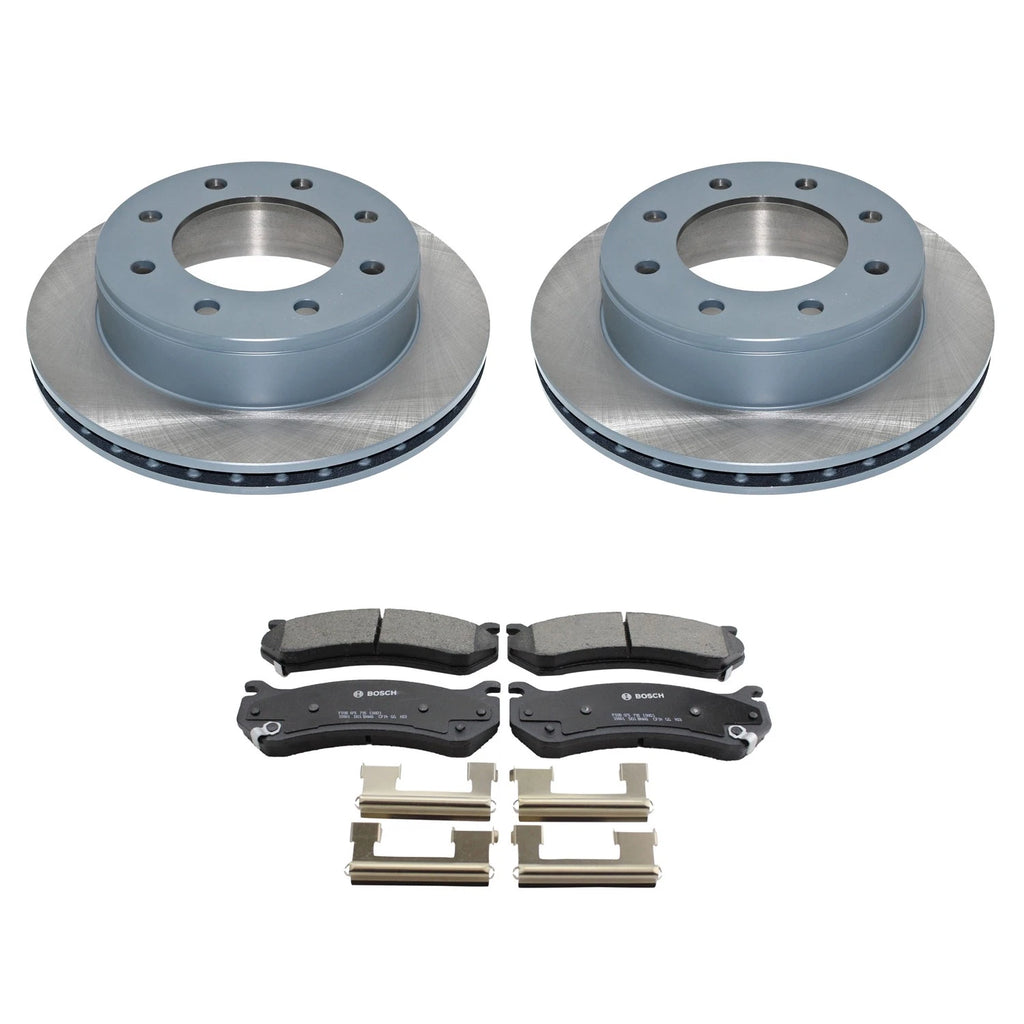 DuraGo Rear Rotors & Bosch QuietCast Ceramic Disc Brake Pads Kit for Suburban 2500 (1999–2023)