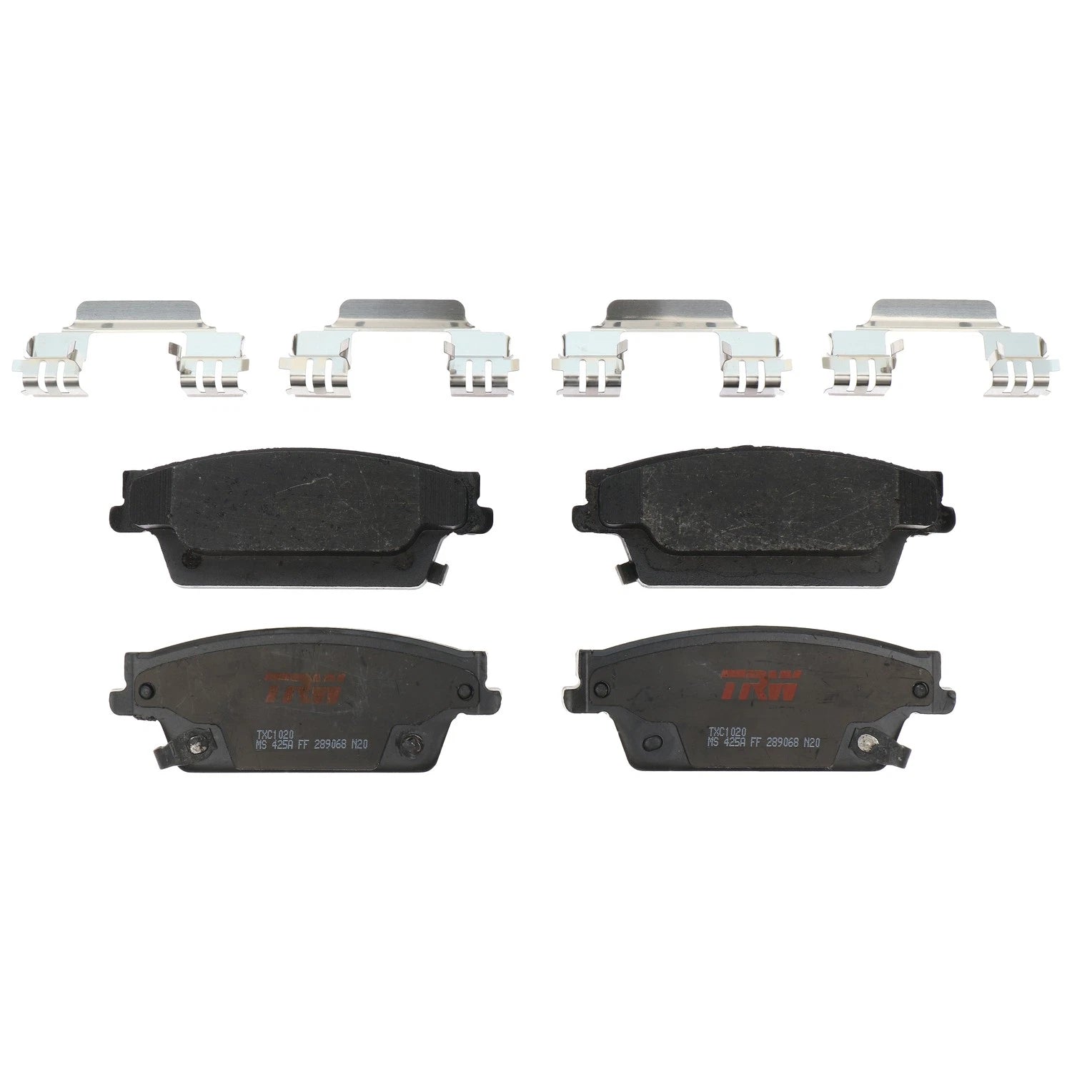 Set of 4 Disc Brake Pads for Cadillac SRX (2004–2009)