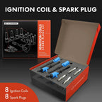 Set of 8 Ignition Coils & Iridium Spark Plugs for Ford F-150 (2001–2008)