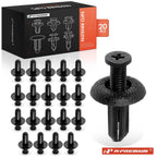 20Pcs 8mm Nylon Bumper Retainer Clip for Dodge Avenger (2008–2014)