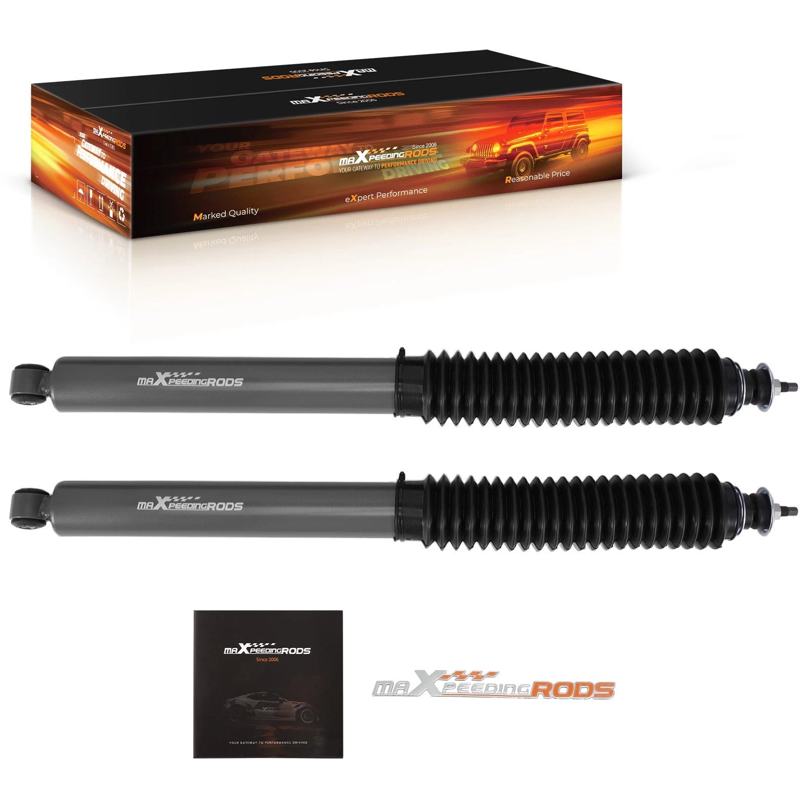 Rear Lift Shock Kit for Ford F-150 Lightning (1999–2003) 2.5-4.5" Suspension