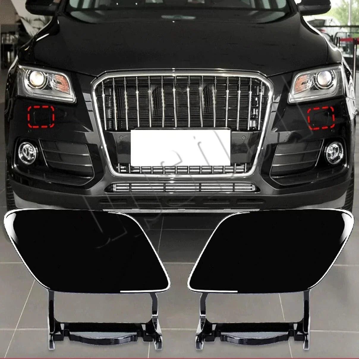 Front Bumper Headlight Washer Nozzle Cover Cap for Audi Q5 (2009–2017)