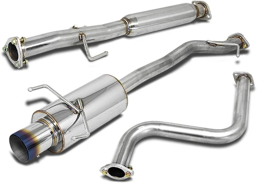 Stainless Steel Cat Back Exhaust System w/4" Tip for Honda Accord (1990–1993)