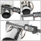 Straight-Through Exhaust Muffler 2.25" Inlet 3" Tip for Universal Fit (14.7")