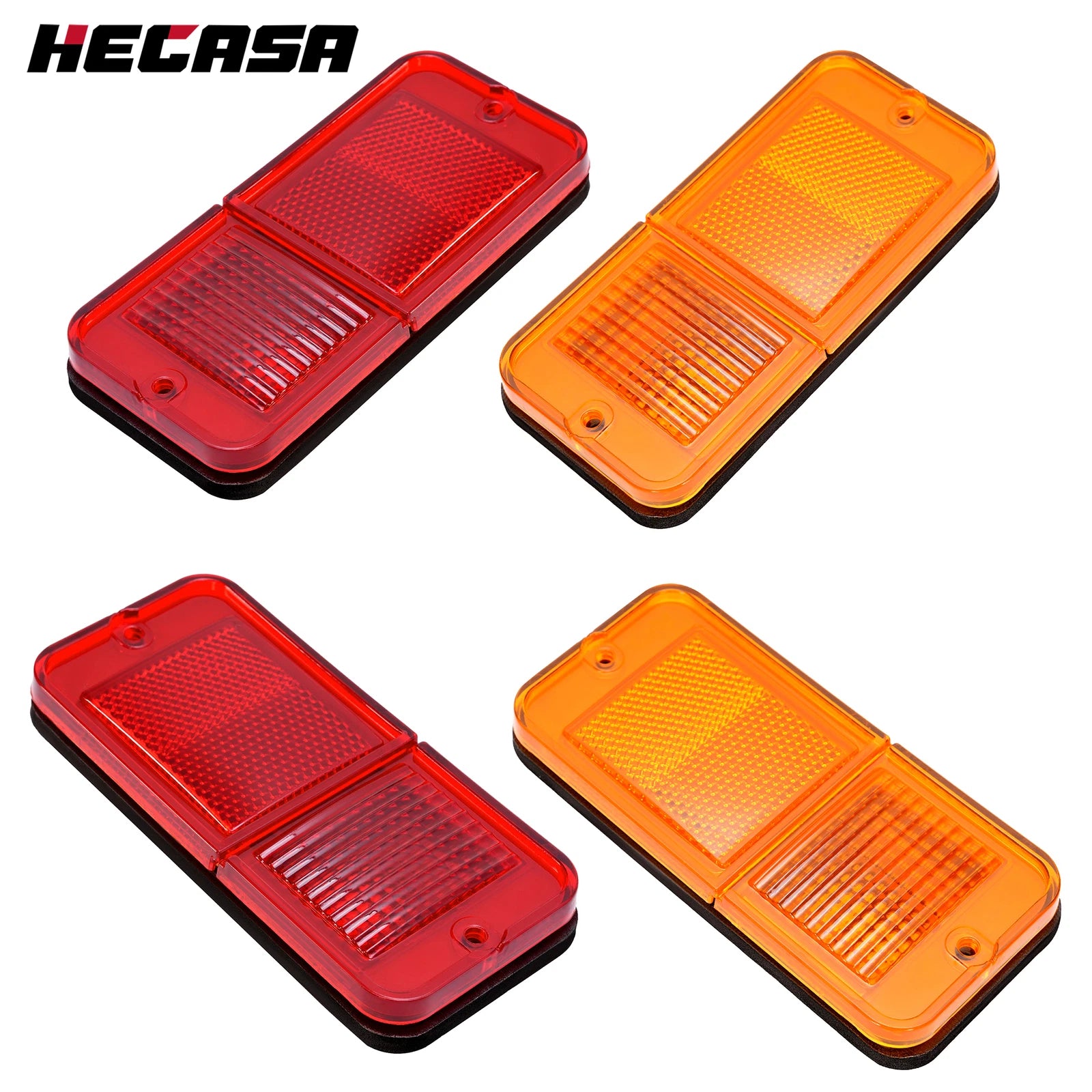 Set of 2 Side Marker Lights for Chevy GMC C/K Pickup Suburban (1968–1972)