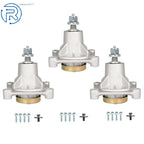 3X Spindle Assembly 174356 for Husqvarna YTH1848XP YTH2148XP (48")