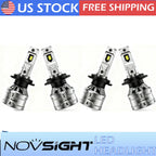4X H7 LED Headlight Bulbs for High Low Beam (6500K)