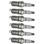 Set of 6 Iridium & Platinum Spark Plugs for Ford Ranger, Mazda B4000, Jaguar X-Type