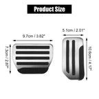 2X Brake and Gas Accelerator Pedal Covers for Nissan Pathfinder (2013–2021)