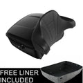 Trunk Backrest Pad Mount Rack for Harley Touring Glide (2014–2025) Black