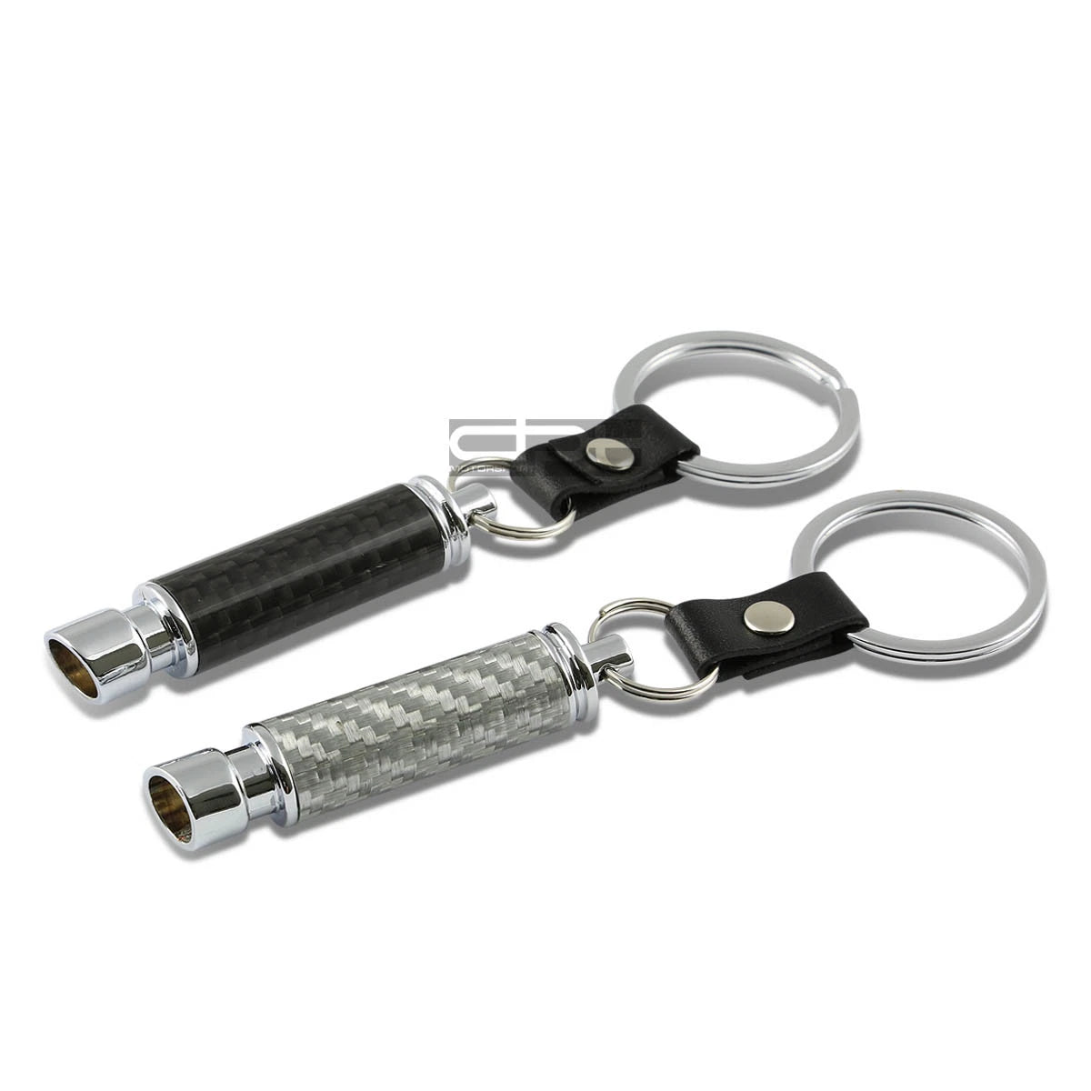 Carbon Fiber Catback Exhaust Muffler Keychain for Race Car