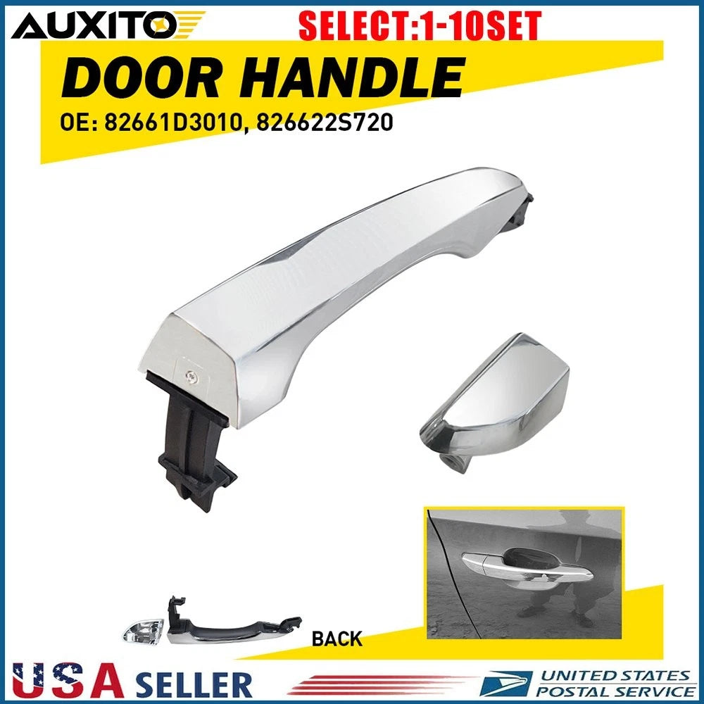 Chrome Exterior Front Right Door Handle for Hyundai Tucson (2016–2021)