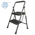 2-Step Folding Ladder Stool with Wide Anti-Slip Pedal for Home Use