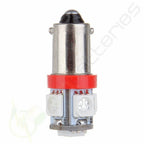 10Pcs Red T11 BA9S 5SMD LED Dome Map Reading Light Bulb