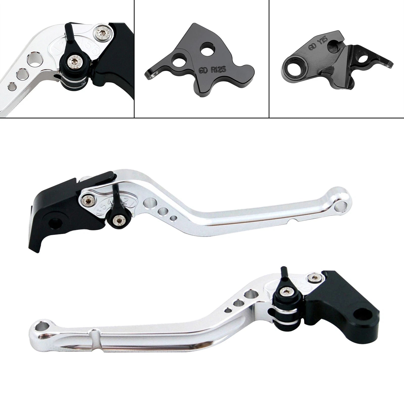 Long Clutch Brake Lever for Yamaha XSR 155 MT15 (2019–2022) A4