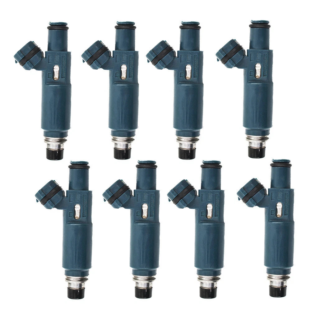 Set of 8 Fuel Injectors for Toyota 4Runner Tundra Land Cruiser Sequoia (2000–2023)