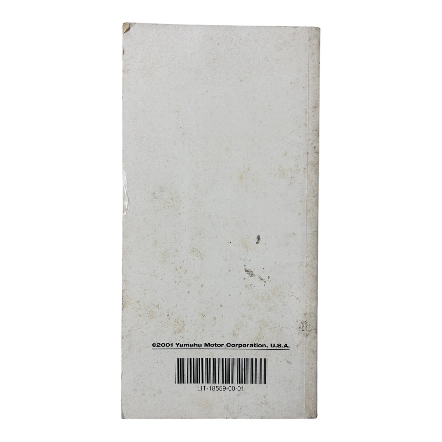 Yamaha Marine Tune-Up Specs Service Manual for Yamaha (2001)