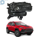 Projector Black Headlight for Jeep Cherokee (2014–2018) Right Side