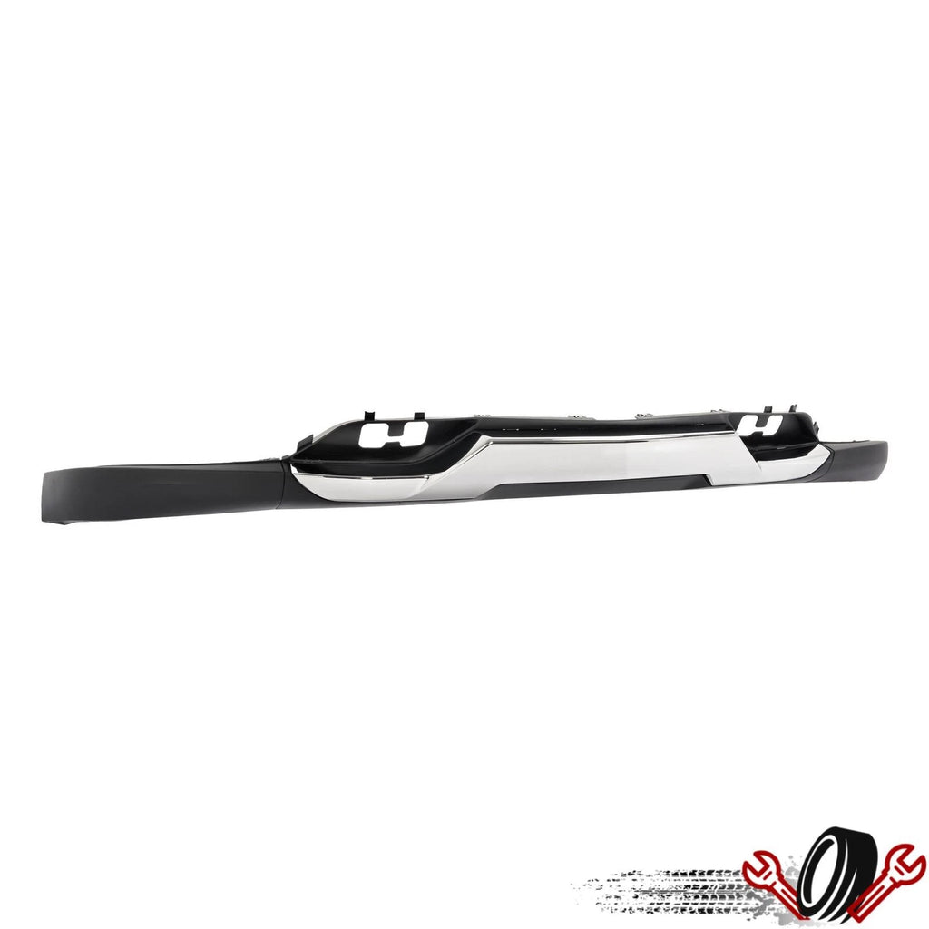 Front Bumper Valance & Chrome Skid Plate for Chevy Silverado 1500 (2016–2019)