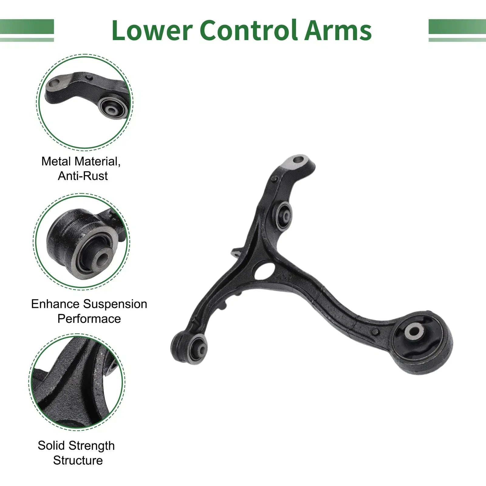 4pcs Front Suspension Kit Control Arm Ball Joints for Honda Accord (2003-2007)