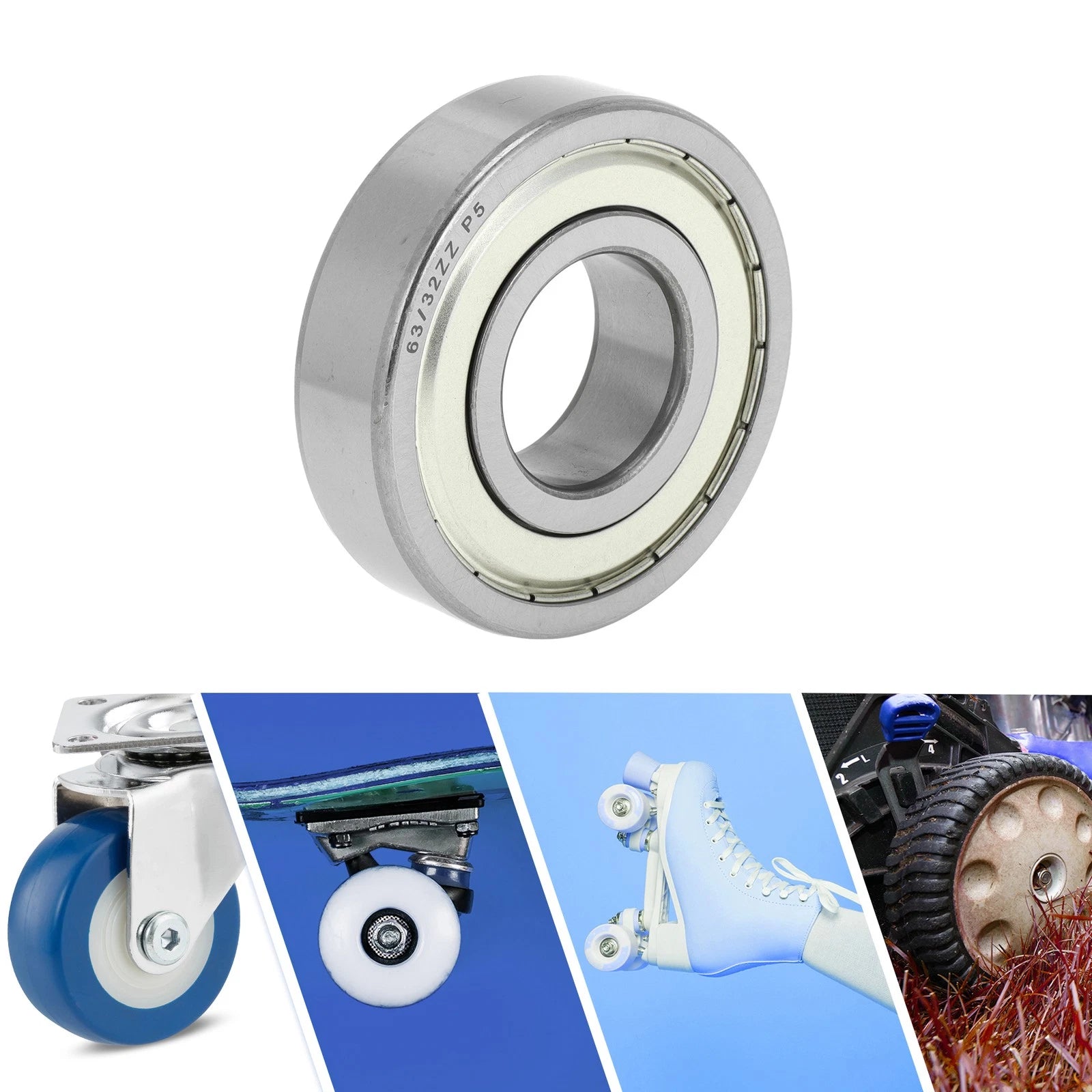 Deep Groove Ball Bearing 32x75x20mm for Scooter Skateboard (P5)