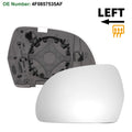 Heated Mirror Glass for Audi A3 A4 A6 A8 Q3 A5 (2000–2023)