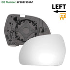 Heated Mirror Glass for Audi A3 A4 A6 A8 Q3 A5 (2000–2023)