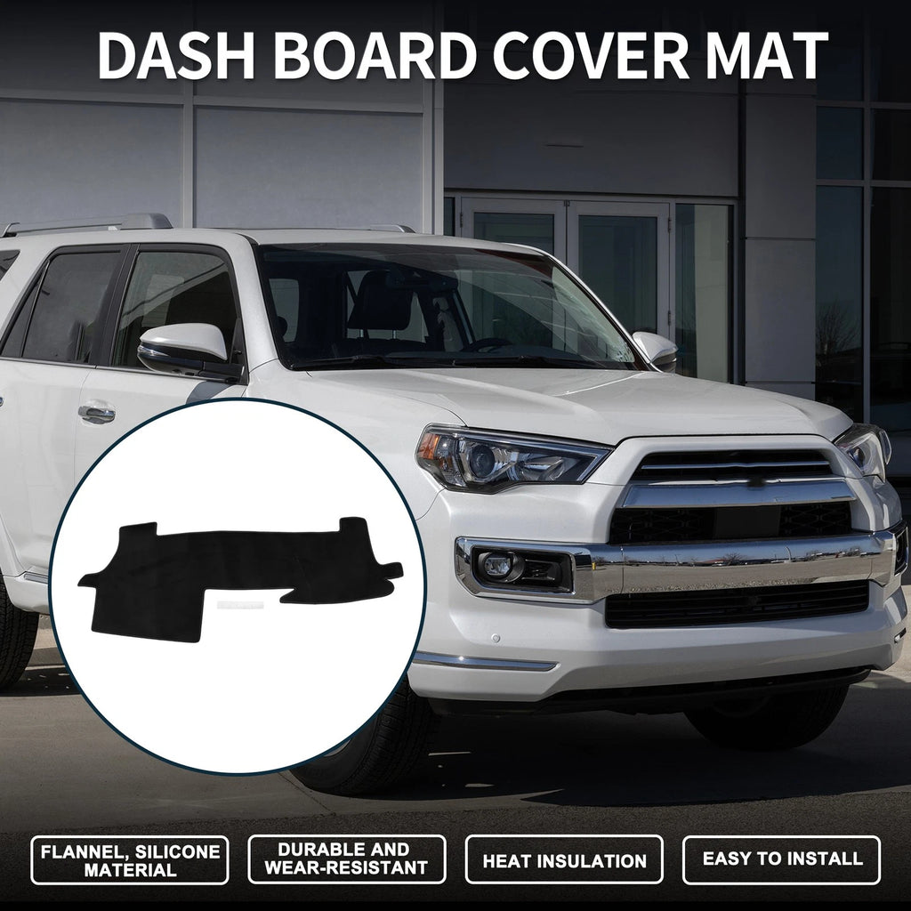 Dashboard Dash Cover Mat for Toyota Mark X (2004–2023) Black
