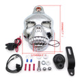 LED Skull Horn Cover for Harley Davidson Cowbell Horns (1992–2020)
