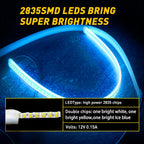 2X LED Sequential Turn Signal Strip for Universal Vehicles