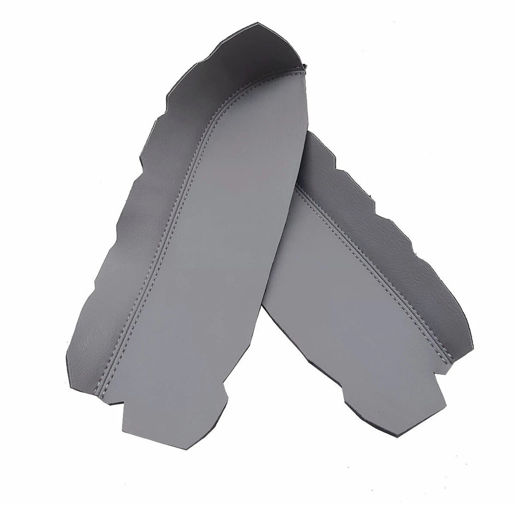 Front Armrest Door Panel Cover for Toyota 4Runner (2003–2009) Gray PVC Leather