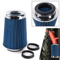 High Flow Air Intake Filter for Universal Clamp On (9" Tall, 3"-4" Inlet)