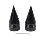 Black Front Axle Cap Nut Cover for Harley Touring Road Street Glide Dyna